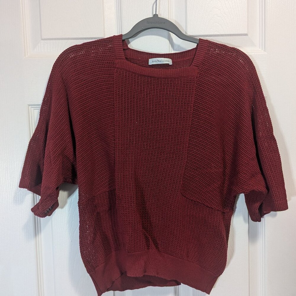 Red Loose Knit Sweater